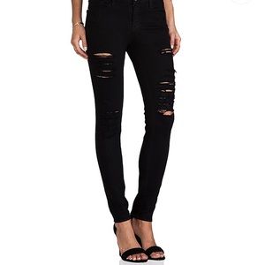 Frame Le Skinny Jeanne Rip - skinny jeans